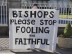Stop fooling the faithful