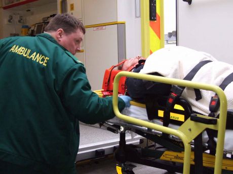 Niall Harnett being removed Belmullet courthouse