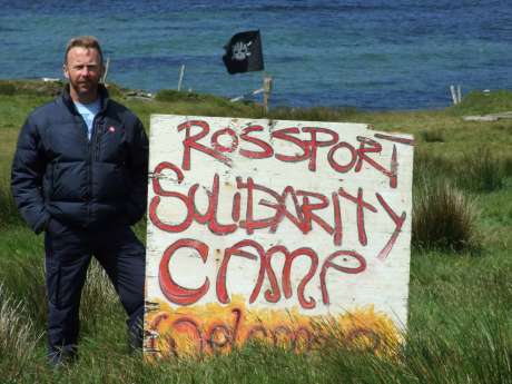 Niall at the Rossport Solidarity Camp