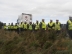 Garda and Shell Security Work Hand in Hand Blocking Public Roads