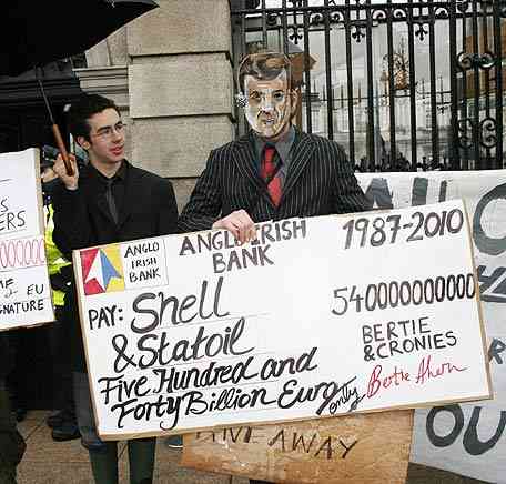 Brian Lenihan taking back money gifted to oil companies as part of his alternative Budget