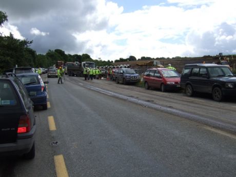 Scene of mayhem on N3